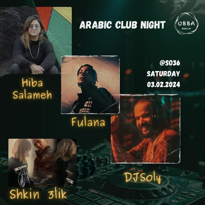 Arabic Club Night in Berlin -Obba Feb 2024