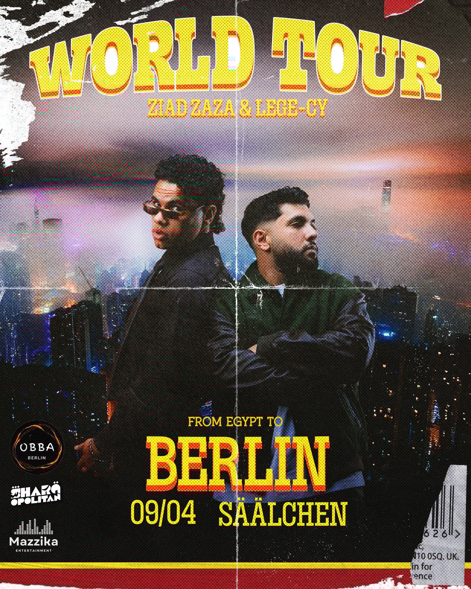 Ziad Zaza & Lege-cy live on Berlin April 9th 2026